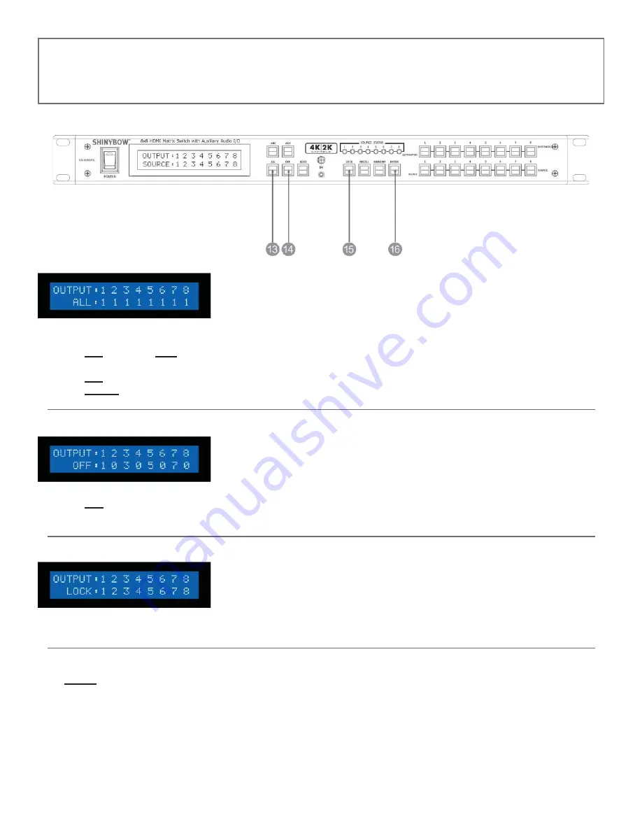 Shinybow USA SB-5688AK Instruction Manual Download Page 11