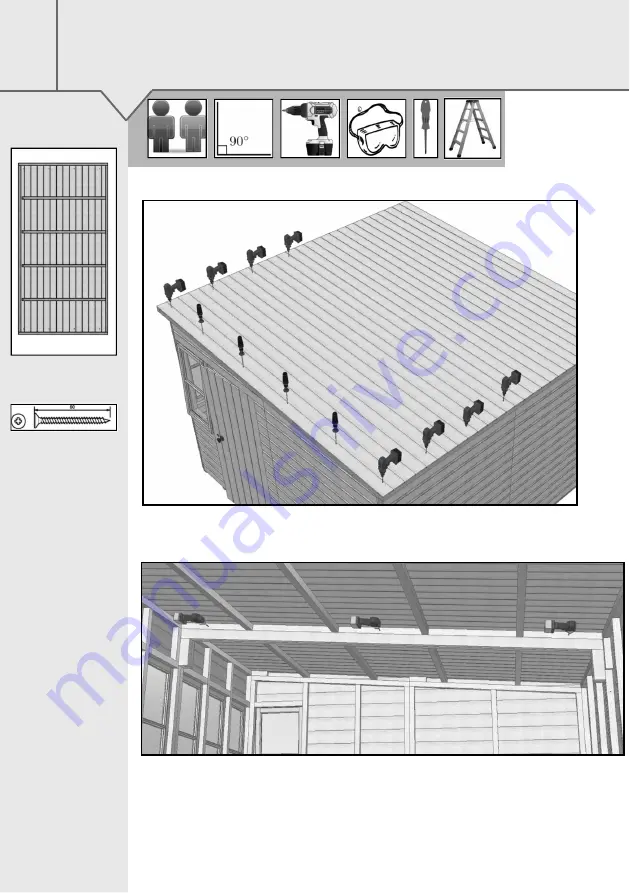 Shire 10x6 Sun Pent Instruction Leaflet Download Page 19