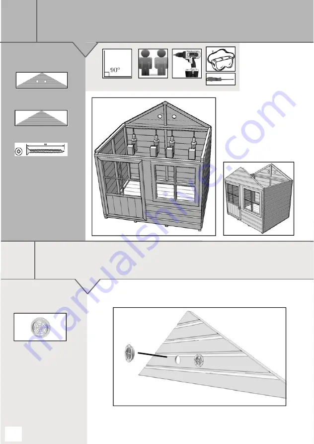 Shire Kitty Playhouse Instructions Manual Download Page 20