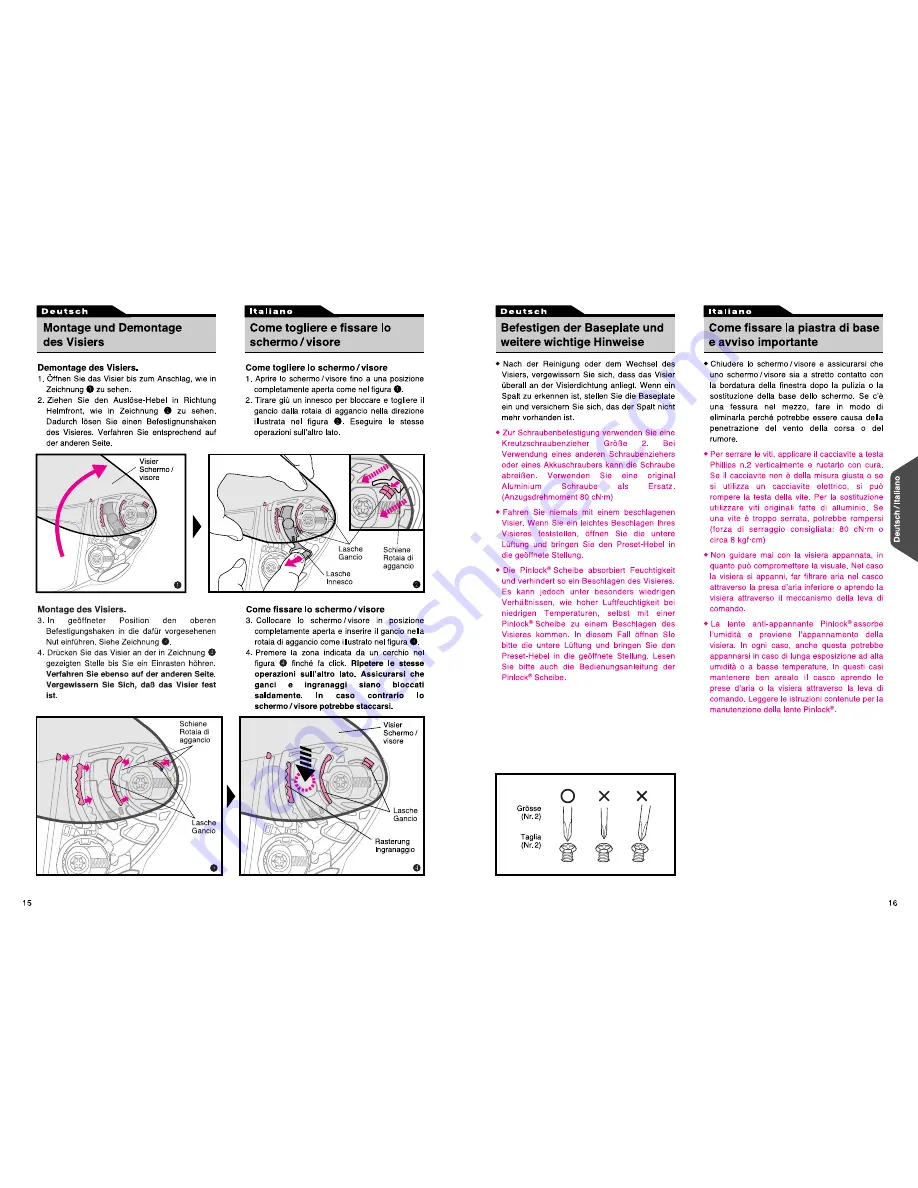 SHOEI QWEST Instructions For Use Manual Download Page 8