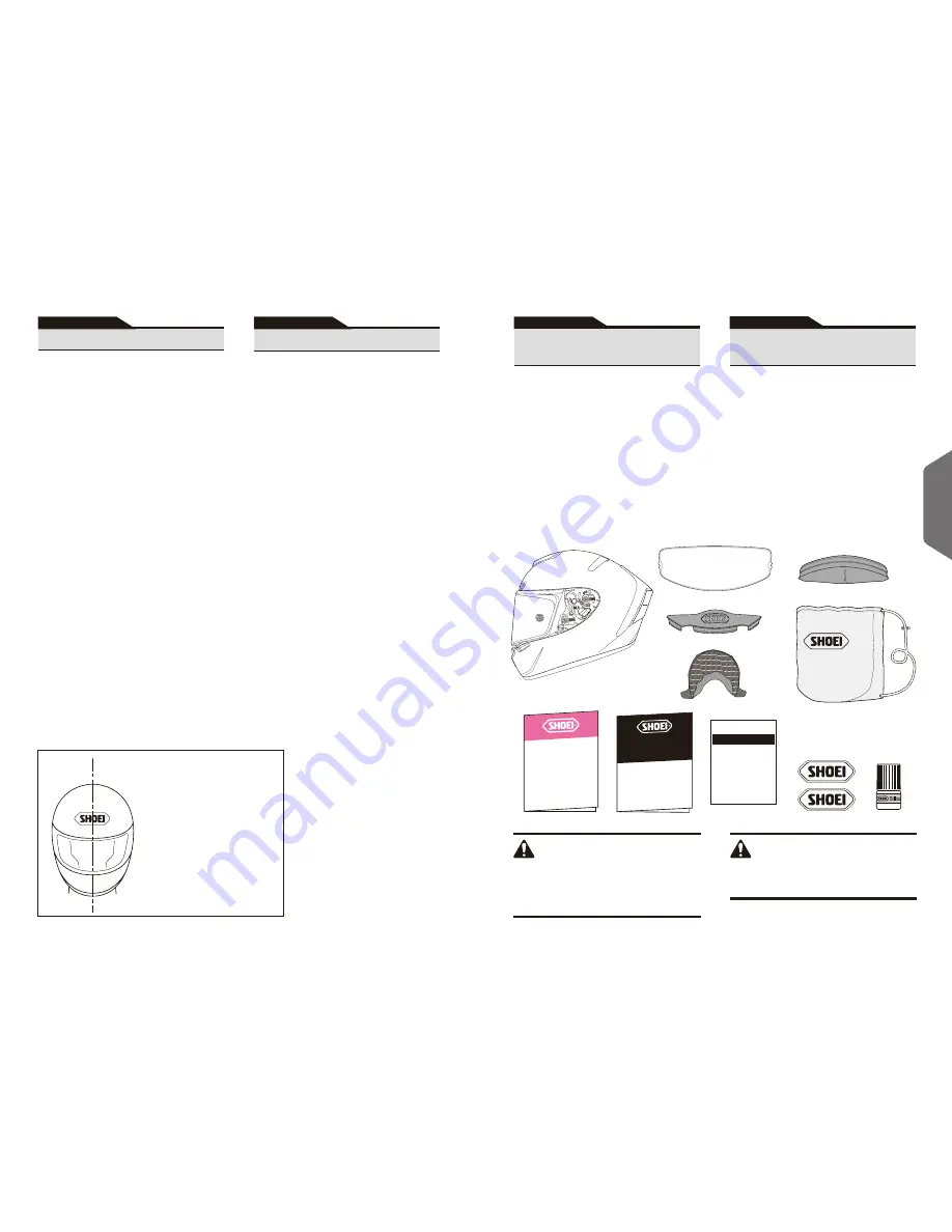 SHOEI X-Fourteen Instructions For Use Manual Download Page 15