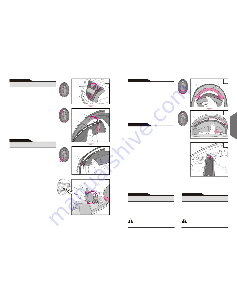 SHOEI X-Fourteen Instructions For Use Manual Download Page 21