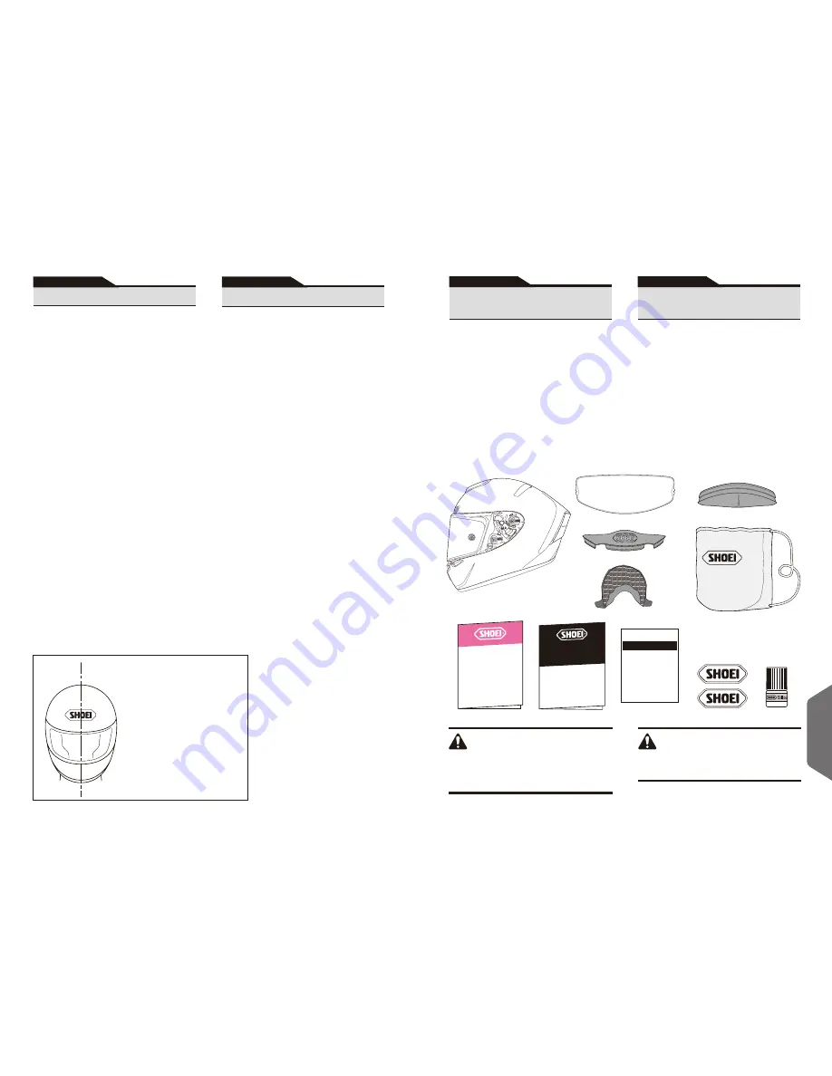 SHOEI X-Fourteen Instructions For Use Manual Download Page 51