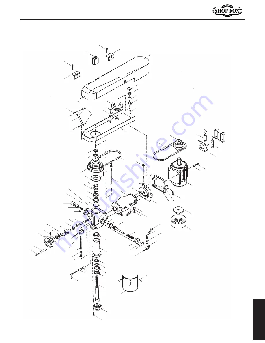 Shop fox SHOP FOX M1001 Скачать руководство пользователя страница 37