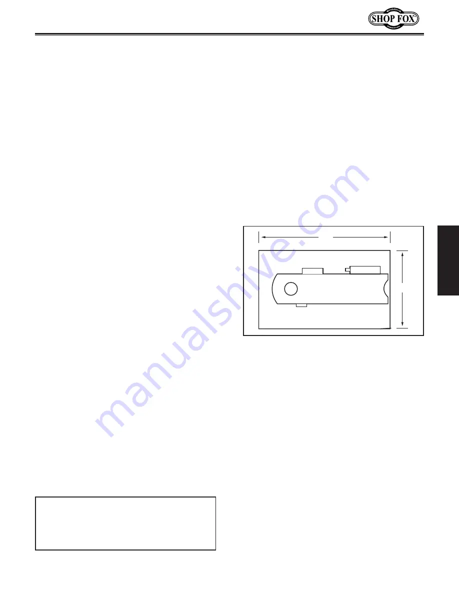 Shop fox SHOP FOX M1036 Owner'S Manual Download Page 16