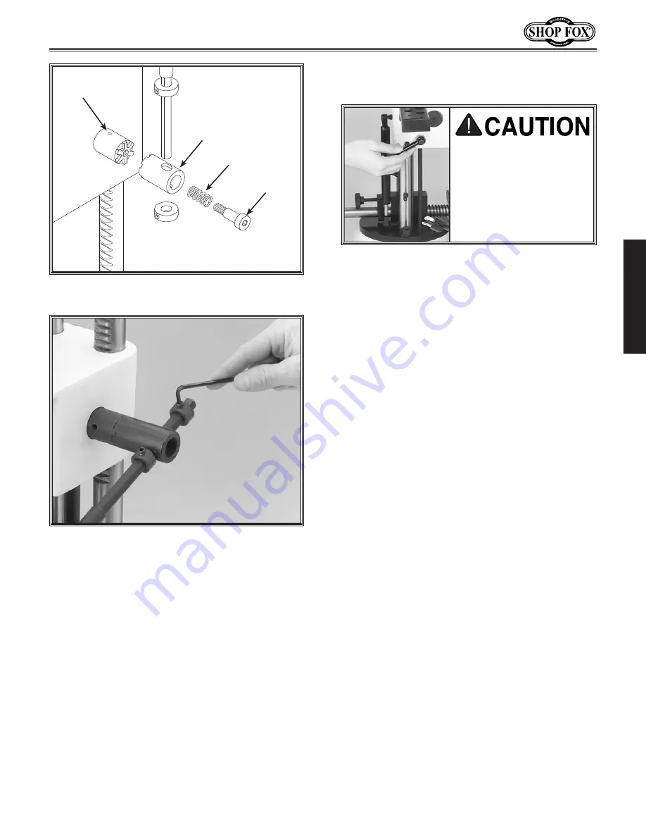 Shop fox Shop Fox W1671 Instruction Manual Download Page 13