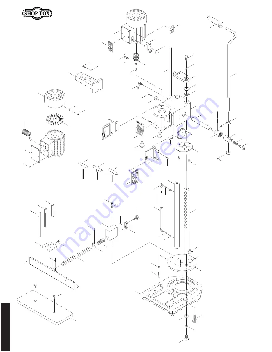 Shop fox Shop Fox W1671 Instruction Manual Download Page 26