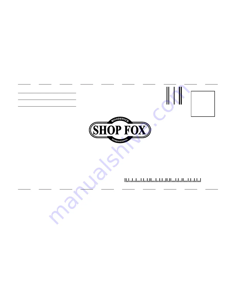 Shop fox SHOP FOX W1737 Owner'S Manual Download Page 66