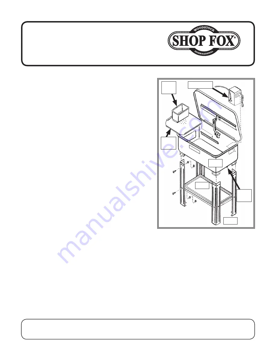 Shop fox SHOP FOX W1760 Скачать руководство пользователя страница 1