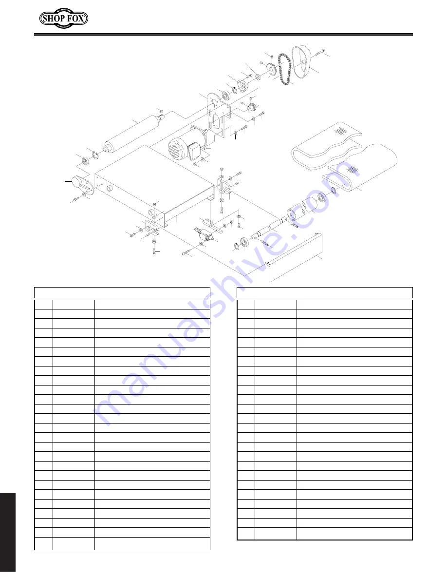 Shop fox W1689 Скачать руководство пользователя страница 42