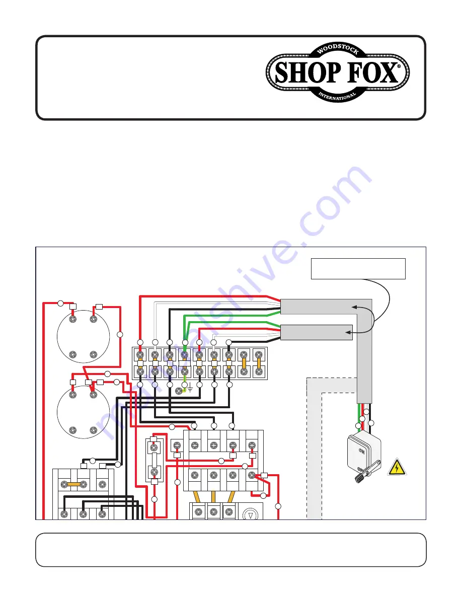 Shop fox W1807 Скачать руководство пользователя страница 1