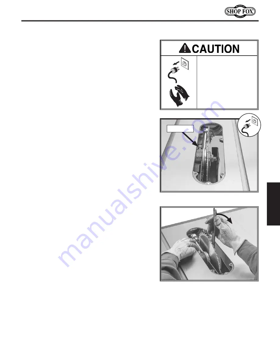 Shop fox W1851 Owner'S Manual Download Page 37