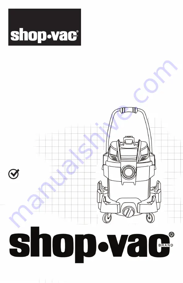 Shop-Vac 87556-50 User Manual Download Page 1