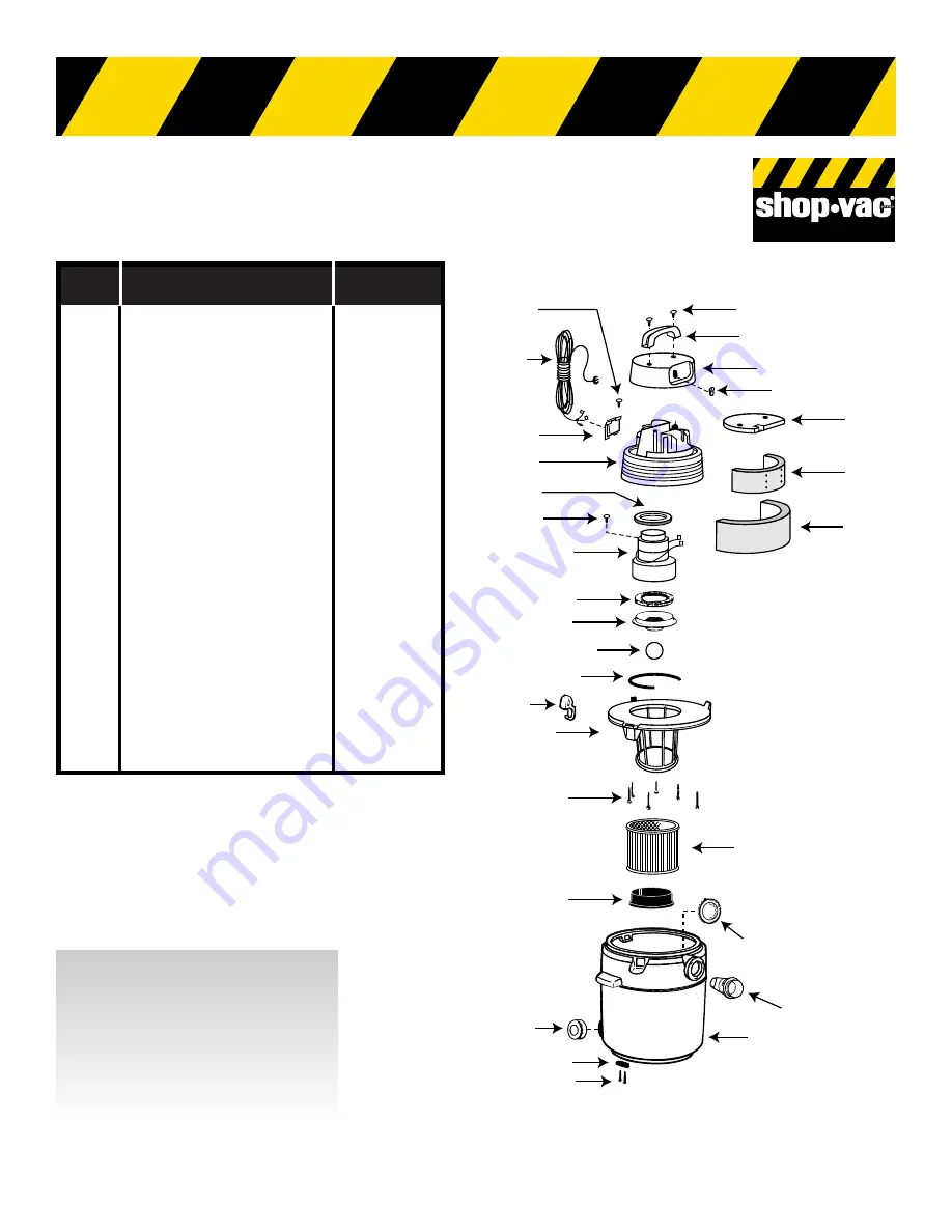 Shop-Vac QXL30ATS Assembly Instructions Download Page 1