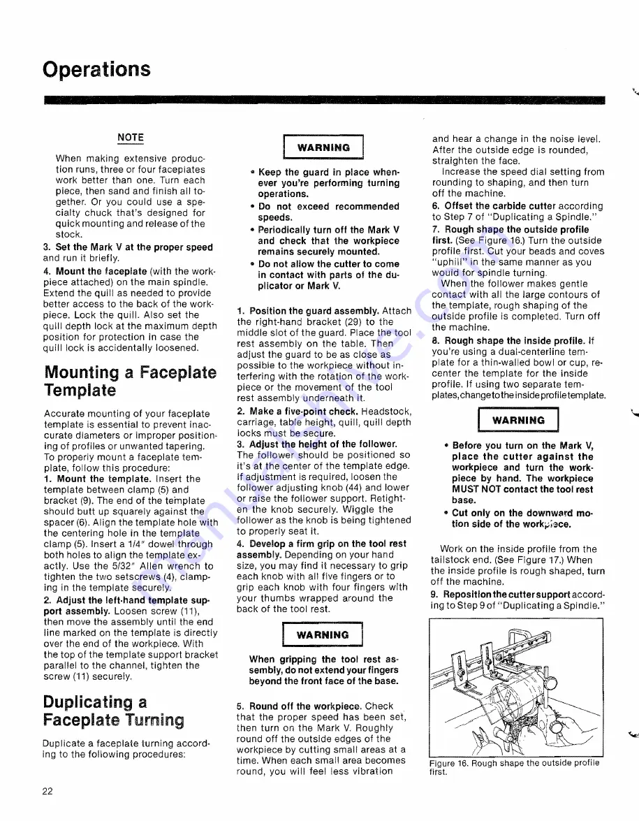 Shopsmith 555209 Manual Download Page 22