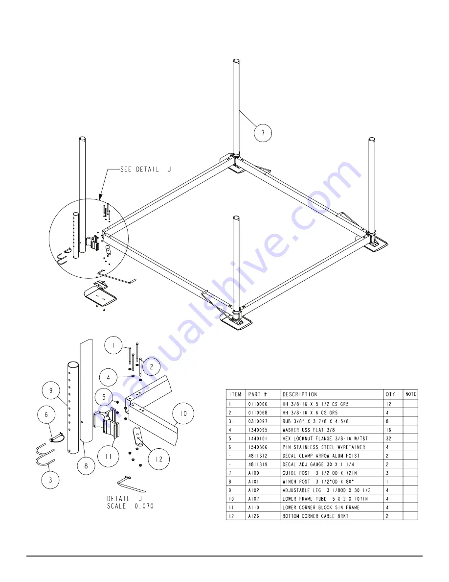 ShoreStation SSV30108 Service Manual Download Page 7