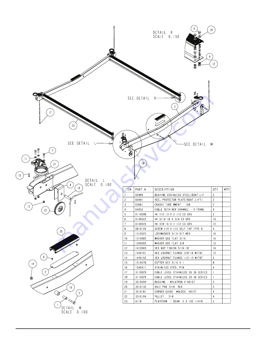 ShoreStation SSV30108 Service Manual Download Page 8