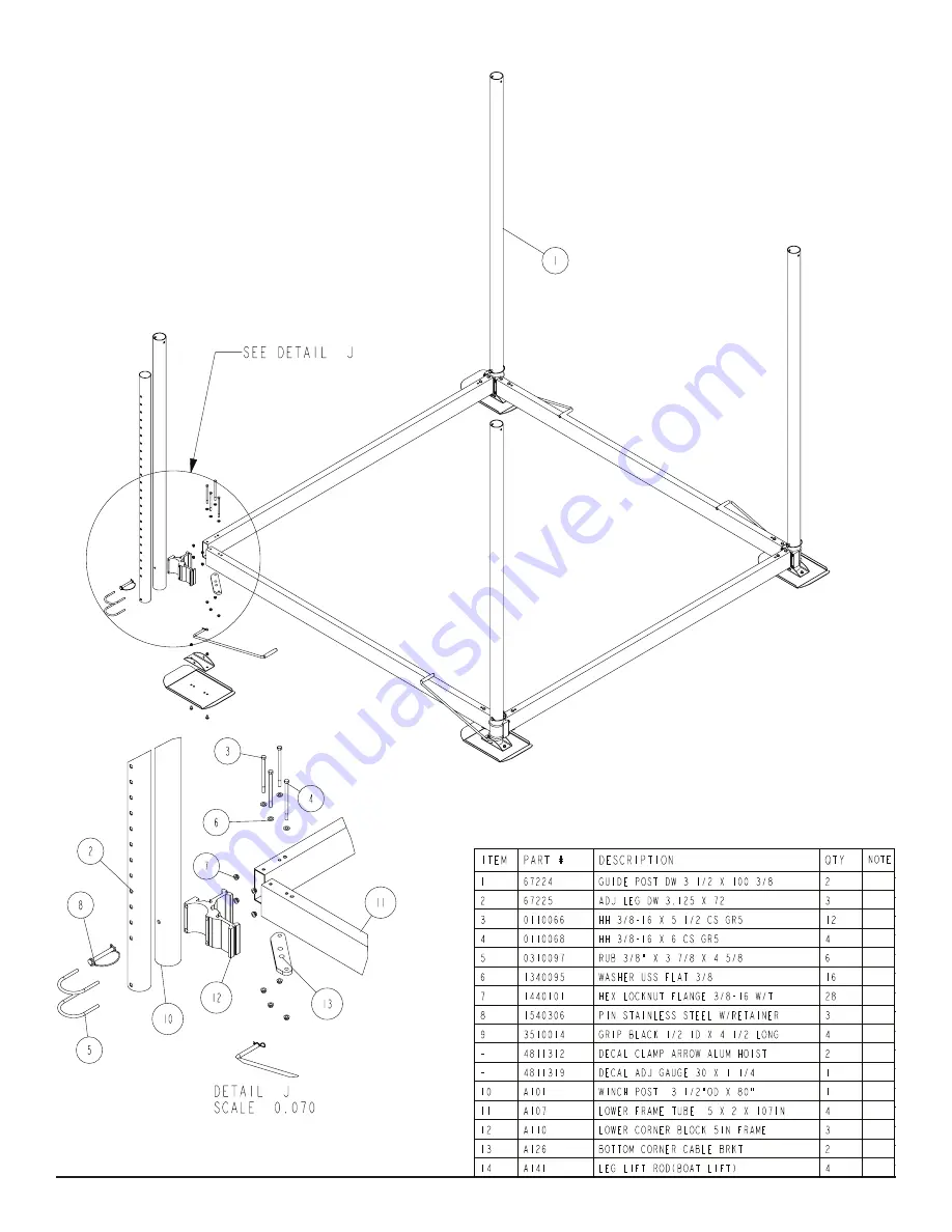 ShoreStation SSV30108 Service Manual Download Page 14