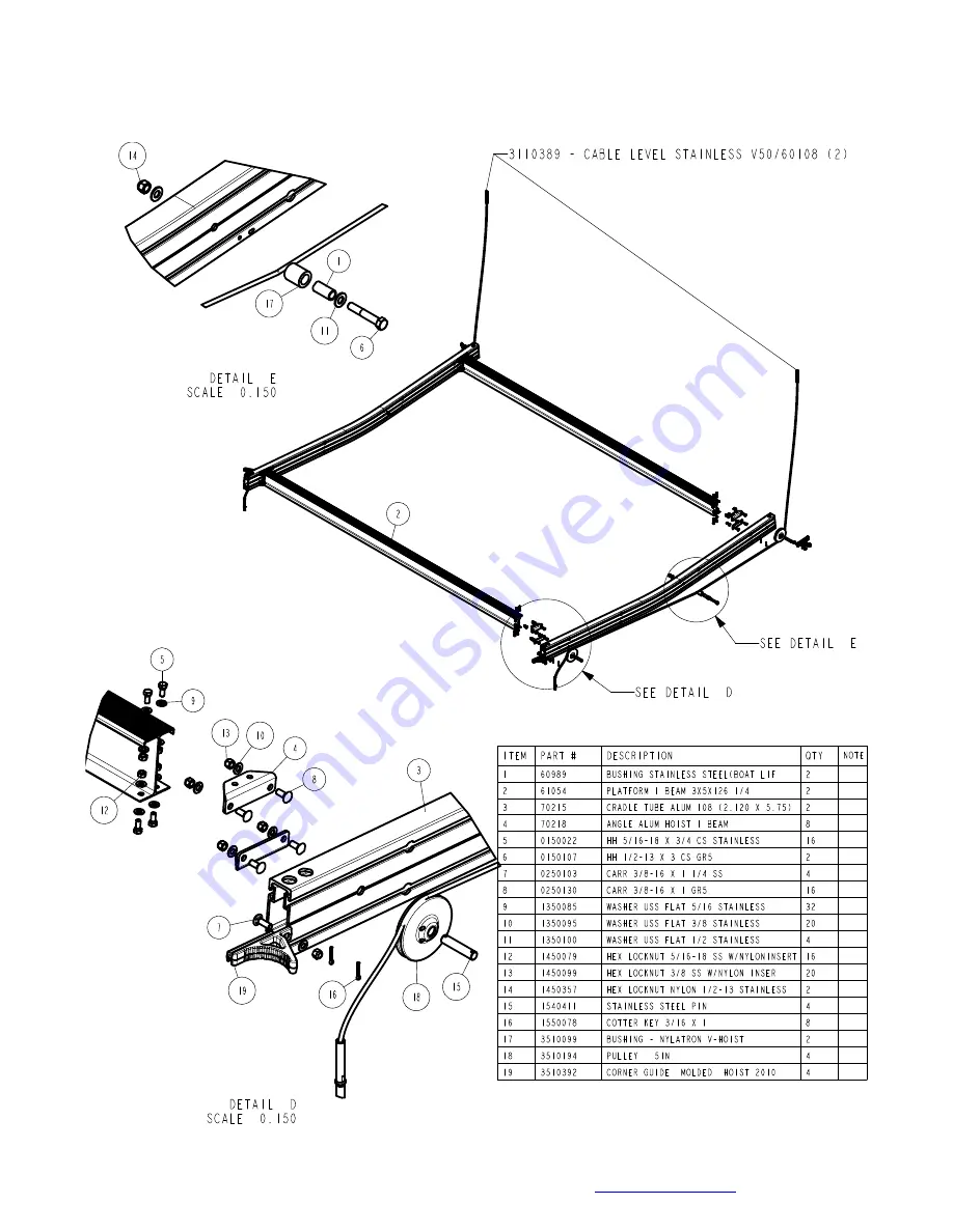 ShoreStation SSV60108MS Manual Download Page 7