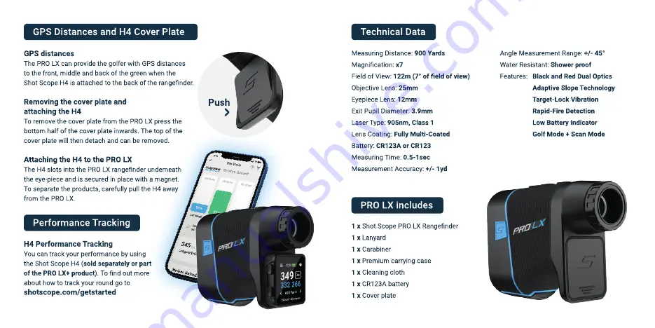 Shot-Scope PRO LX+ User Manual Download Page 31