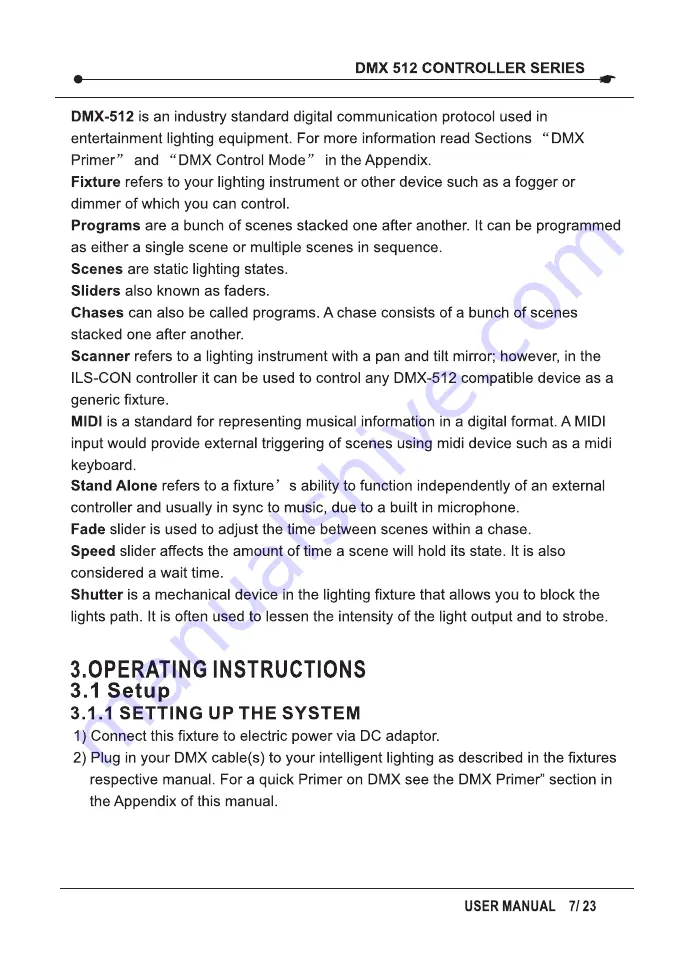 showArt DMX-240C User Manual Download Page 8