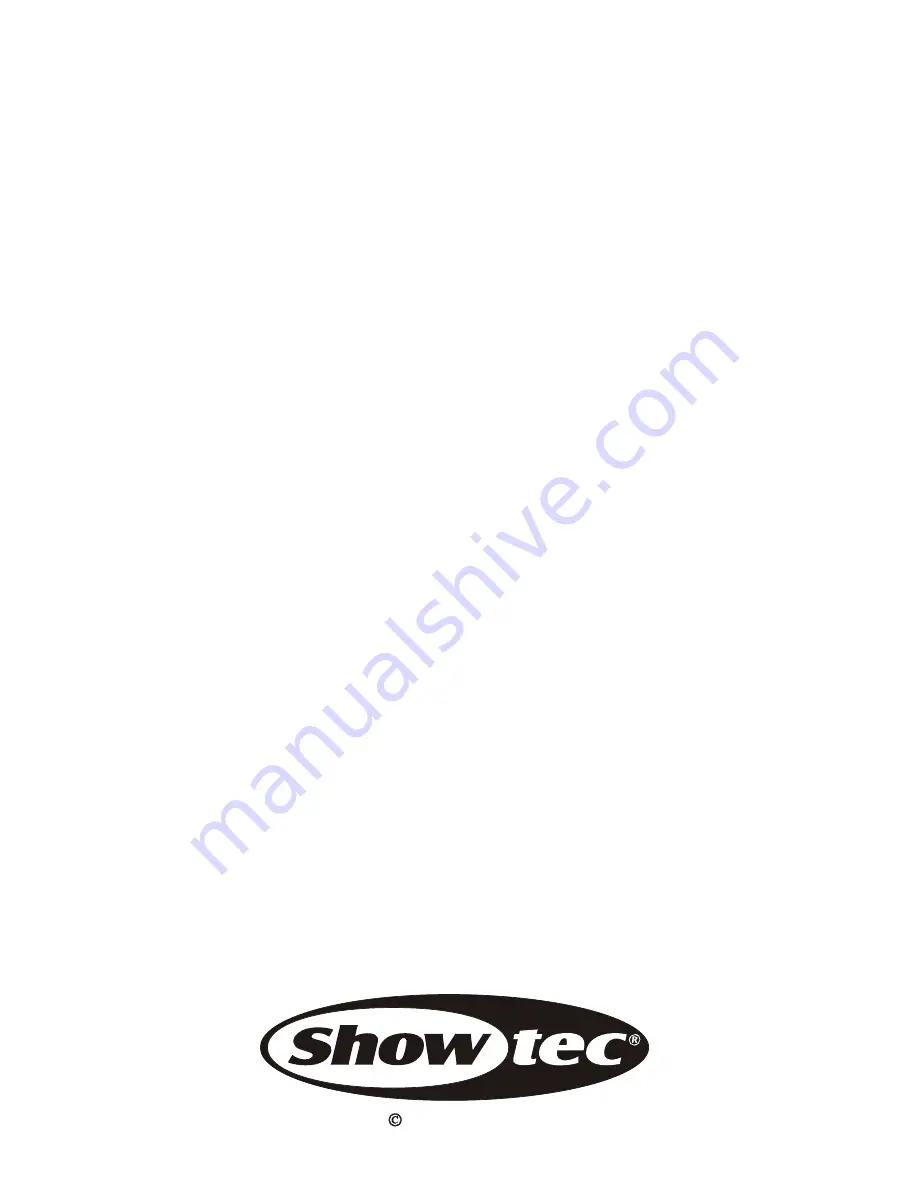 SHOWTEC 41370 Micro Spot Manual Download Page 22