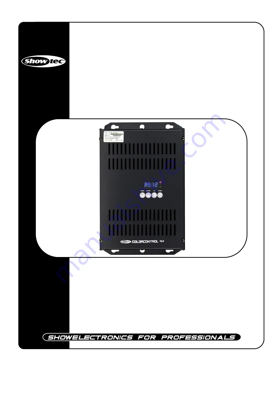 SHOWTEC 43121 Скачать руководство пользователя страница 1