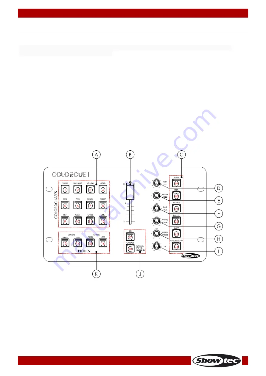 SHOWTEC ColorCue 1 Скачать руководство пользователя страница 6