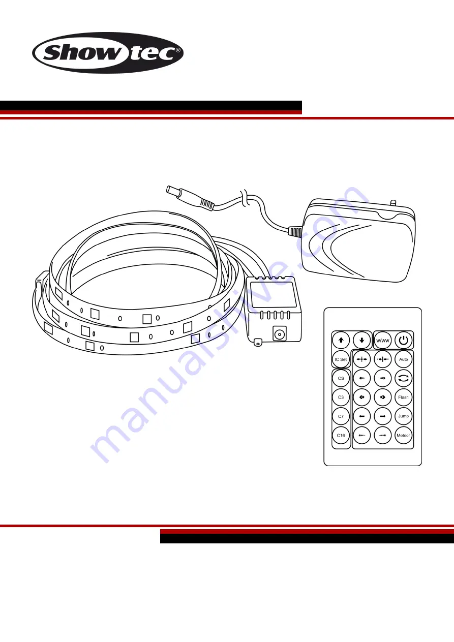 SHOWTEC Digital Flex Strip RGB Manual Download Page 1