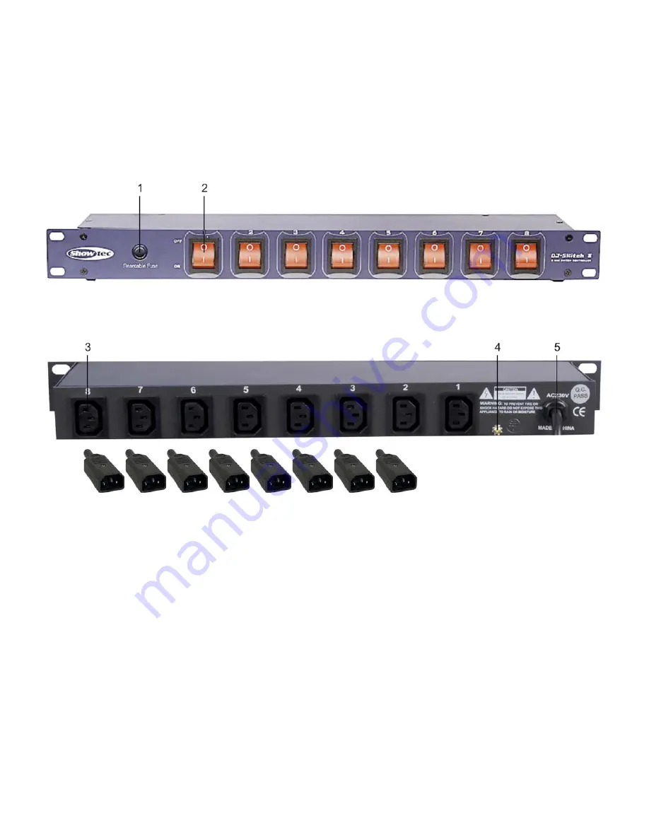 SHOWTEC DJ Switch 8 Product Manual Download Page 6