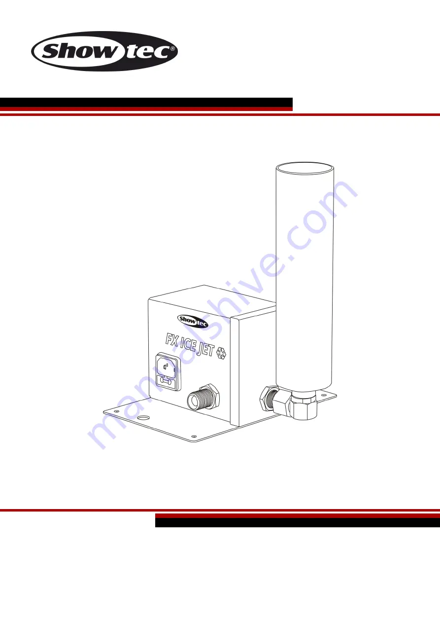 SHOWTEC FX Ice Jet Manual Download Page 1