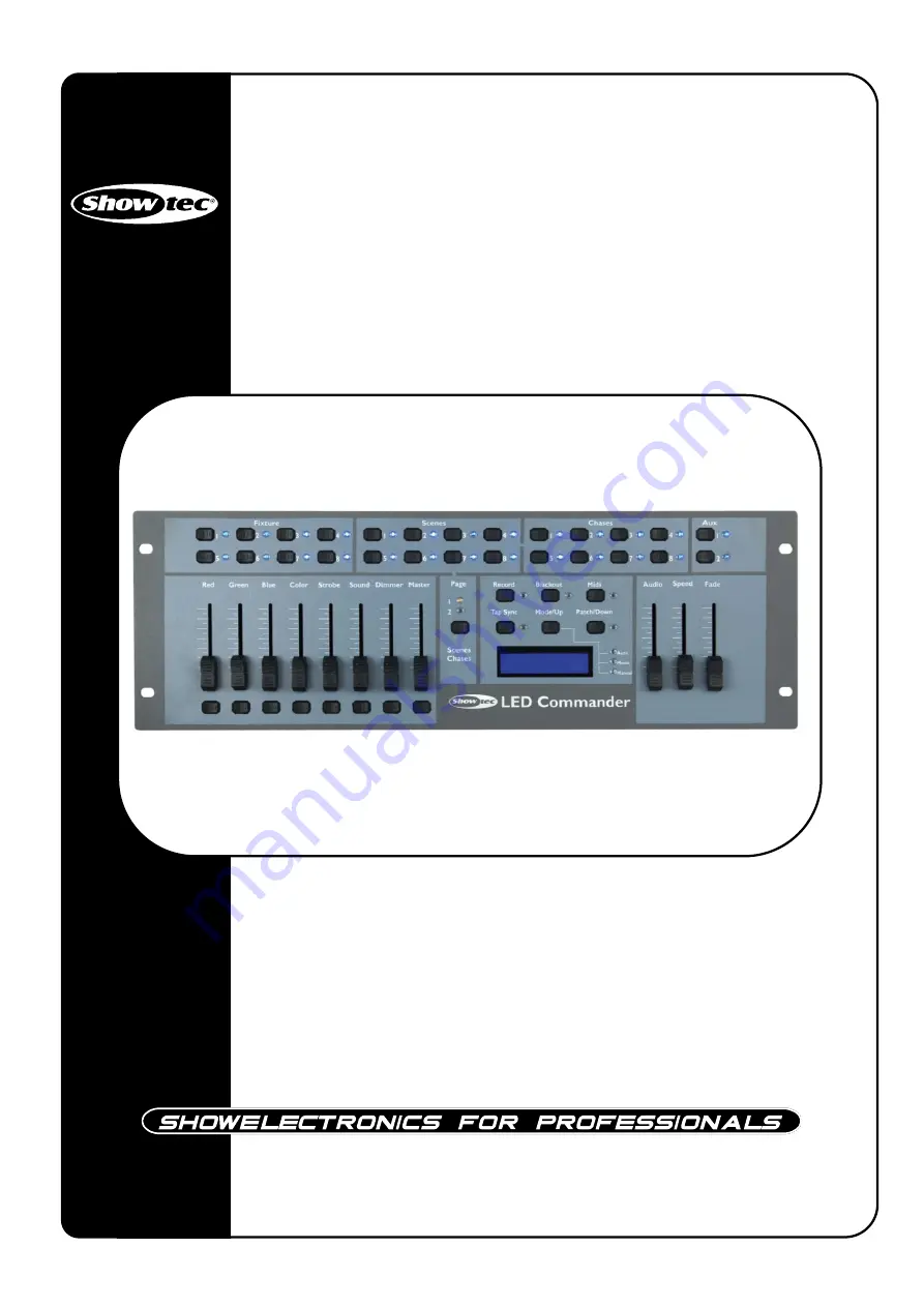 SHOWTEC LED Commander Скачать руководство пользователя страница 1