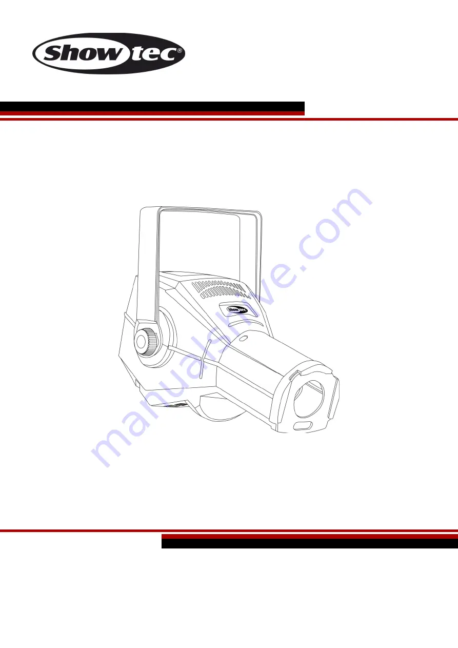 SHOWTEC LED Imagespot 75W Manual Download Page 1