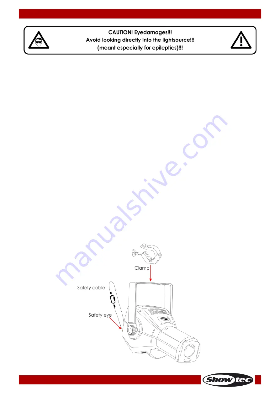 SHOWTEC LED Imagespot 75W Скачать руководство пользователя страница 5