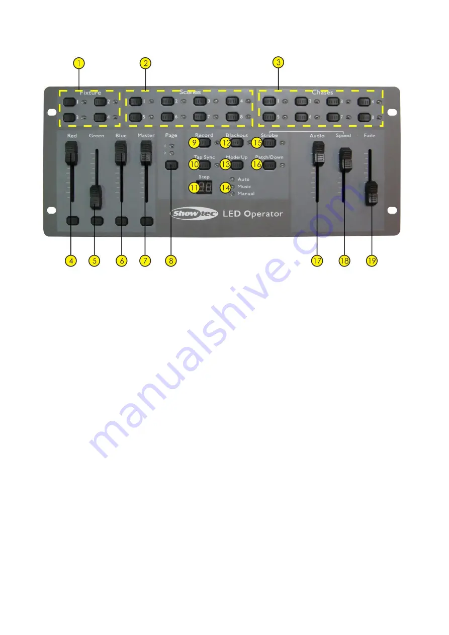 SHOWTEC LED Operator 4 Manual Download Page 8