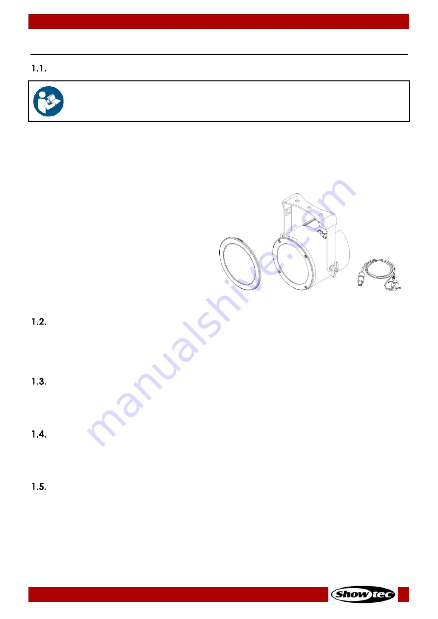 SHOWTEC Luna Par 60 Q4 User Manual Download Page 5