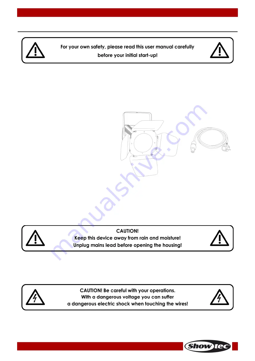 SHOWTEC Performer 60 LED Скачать руководство пользователя страница 3