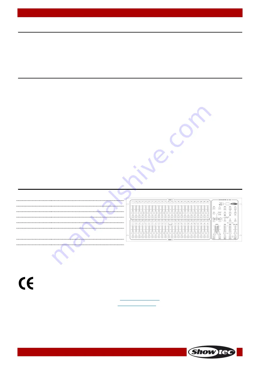 SHOWTEC Showmaster 48 MKII Manual Download Page 22