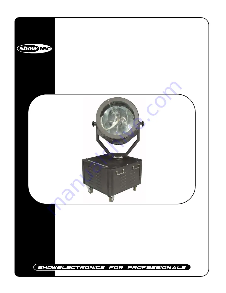 SHOWTEC Sky Spot 4000 User Manual Download Page 1