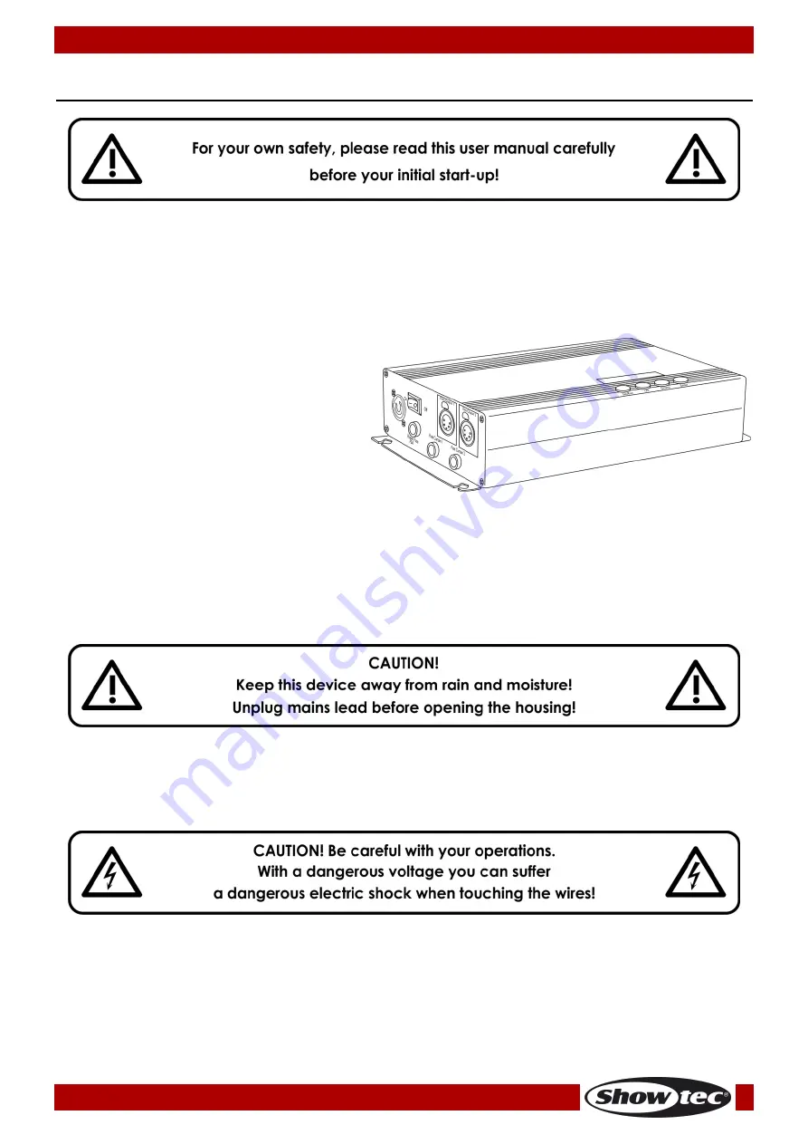 SHOWTEC Star Sky Pro II Instruction Manual Download Page 4