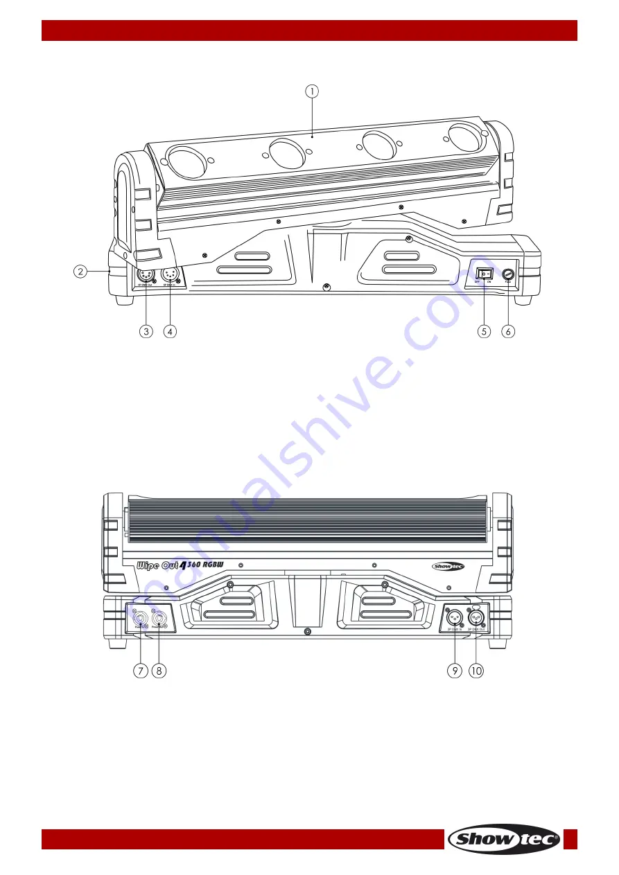 SHOWTEC Wipe Out 360 RGBW Скачать руководство пользователя страница 9