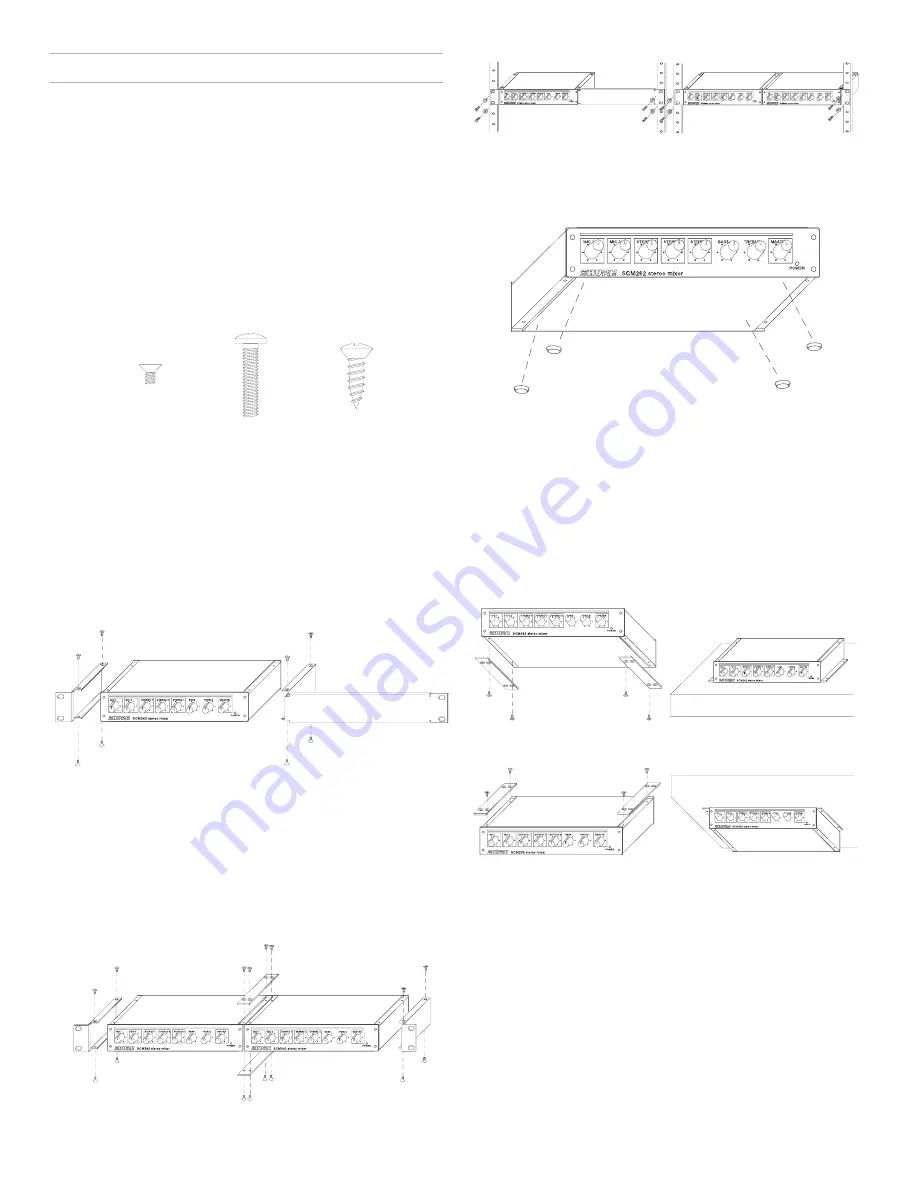 Shure SCM268E User Manual Download Page 6