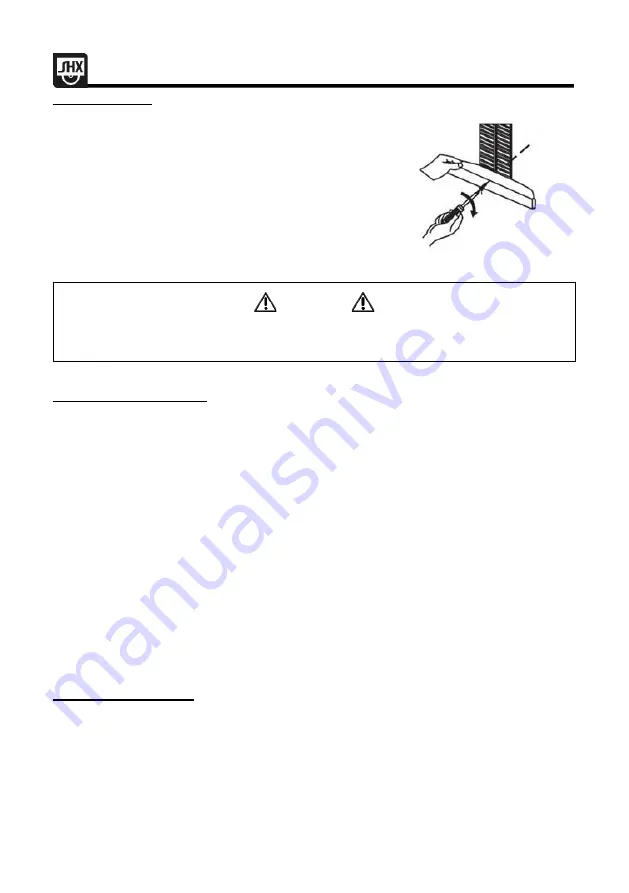 SHX SHX05FW450 Operating Manual Download Page 29