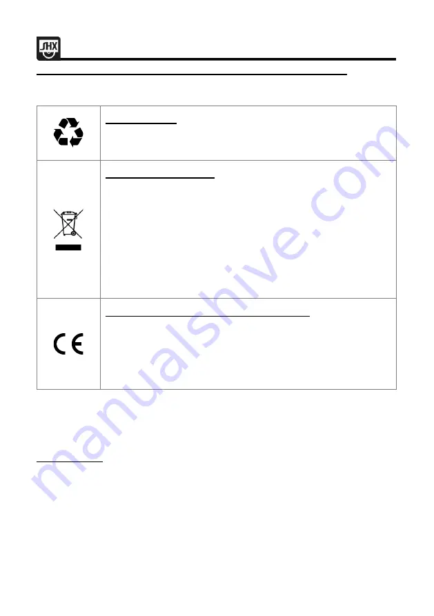 SHX SHX05FW450 Operating Manual Download Page 76