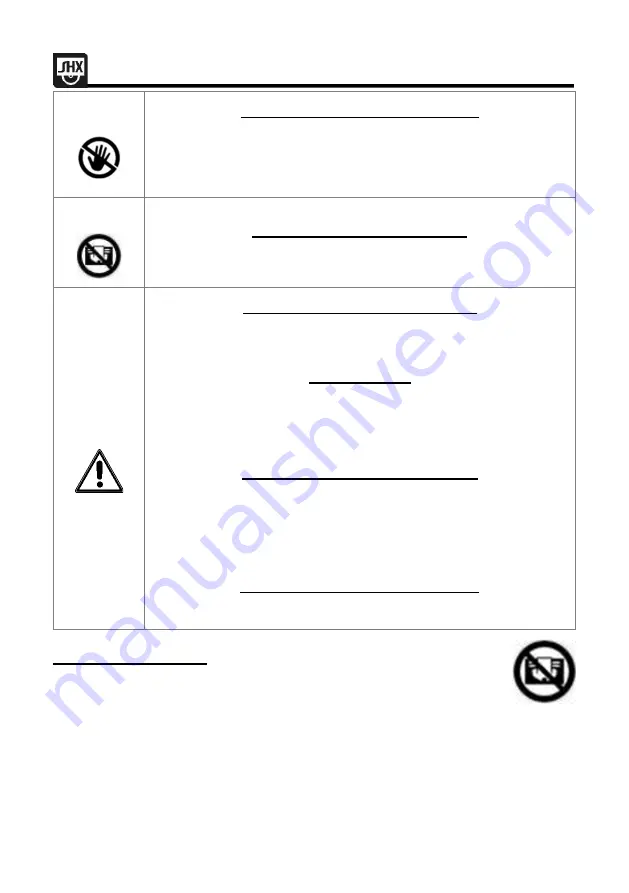 SHX SHX05FW450 Operating Manual Download Page 107