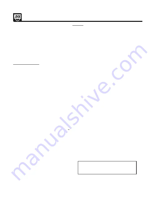 SHX SHX05FW450 Operating Manual Download Page 115