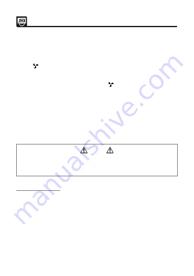 SHX SHX08TKV2000 Operating Manual Download Page 104