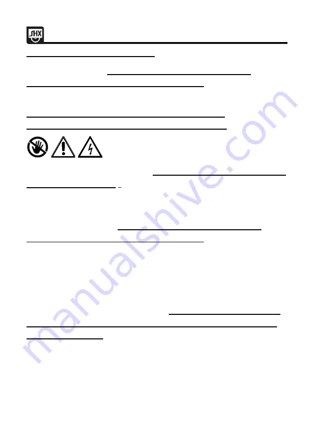 SHX SHX16HL2000 Operating Manual Download Page 99