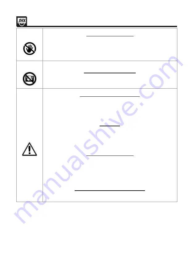 SHX SHX16HL2000 Operating Manual Download Page 120