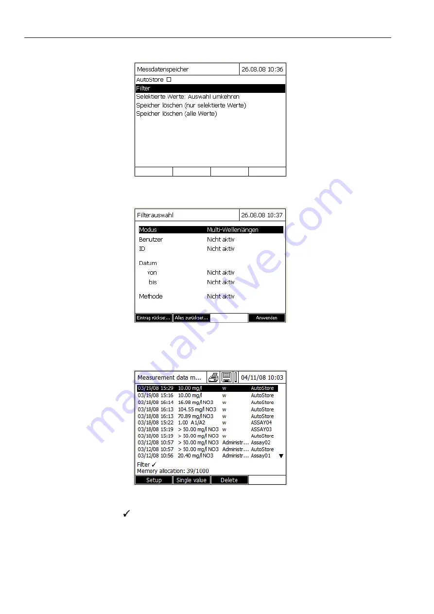 SI Analytics UviLine 8100 Operating Manual Download Page 96